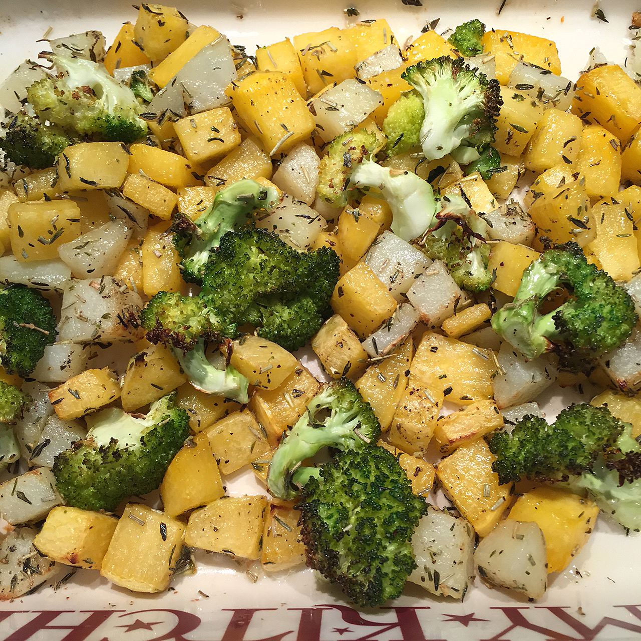 Thyme & Garlic Roasted Veg - The Switch Plan