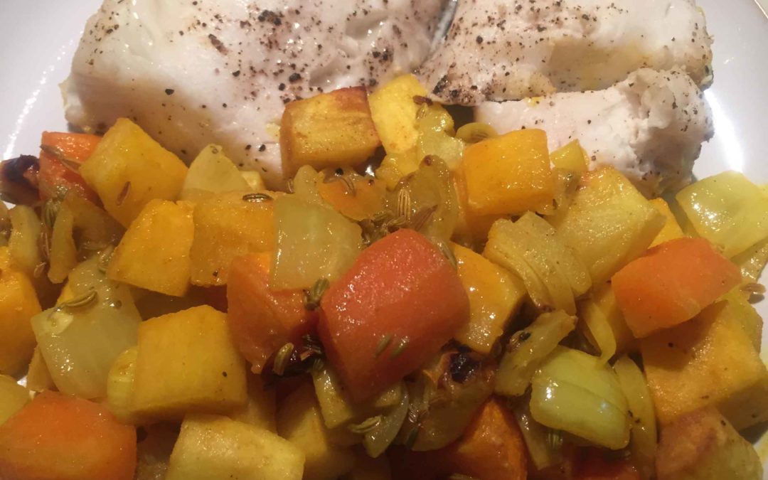 Fennel & Turmeric Roasted Haddock
