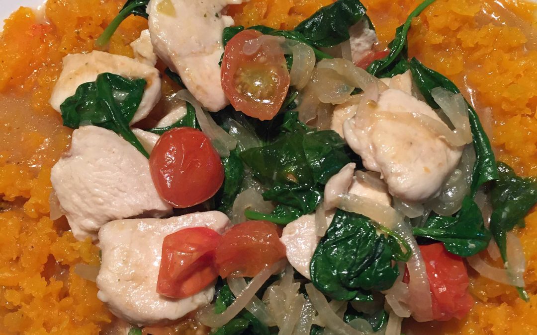 Lemon Chicken with Veg Spaghetti