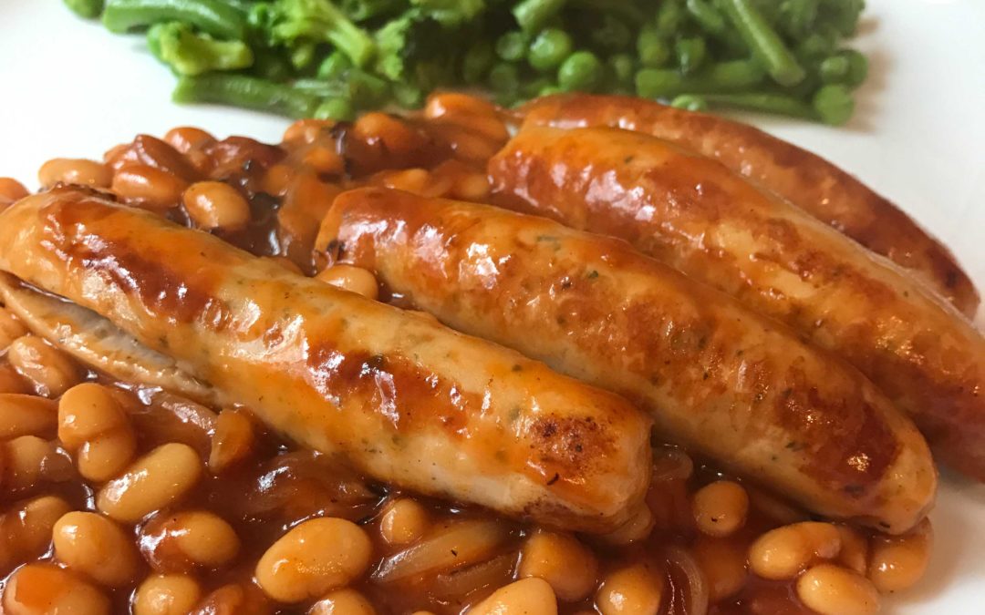 BBQ Sausage & Bean Hash