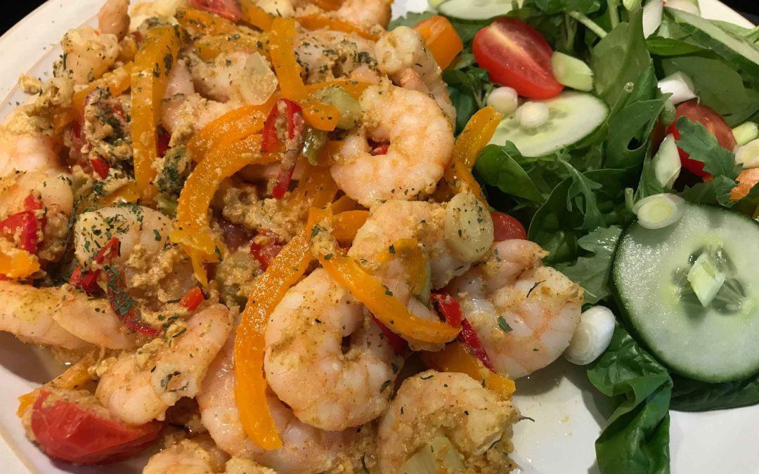 Curried Prawn Parcels