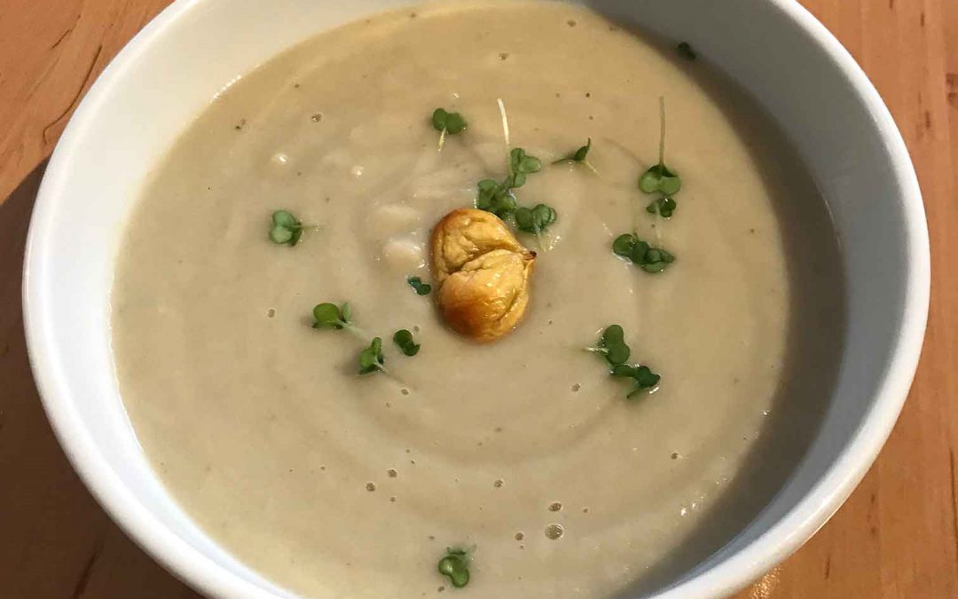Cauliflower & Chestnut Soup