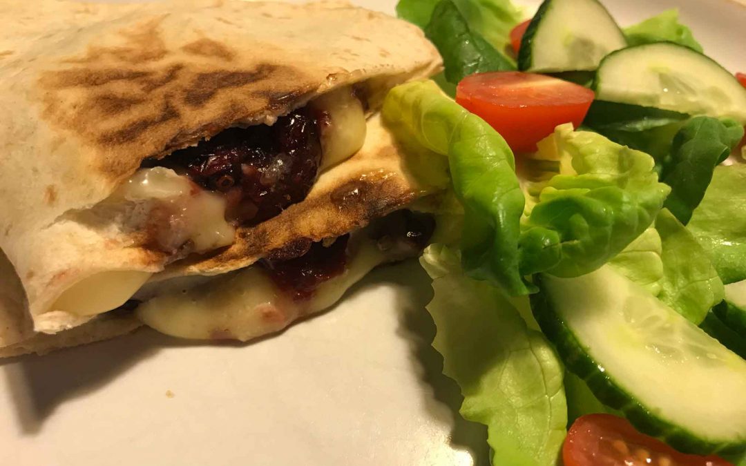 Brie & Cranberry Quesadillas