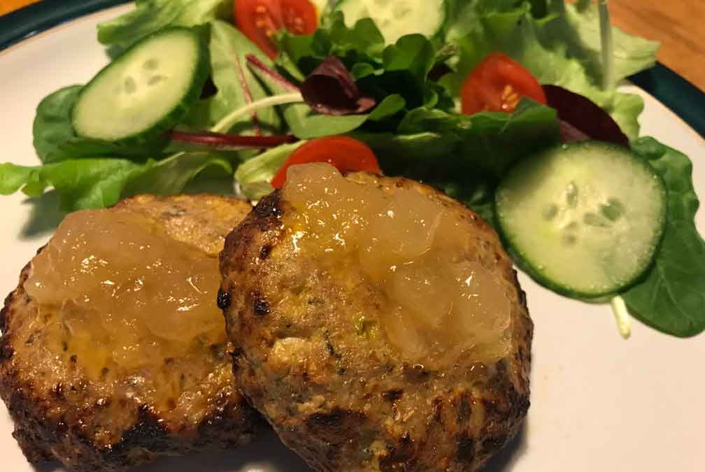 Pork & Apple Burgers