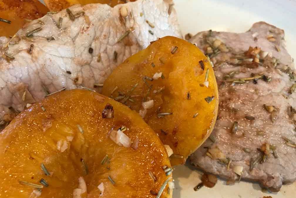 Peachy Pork Steaks