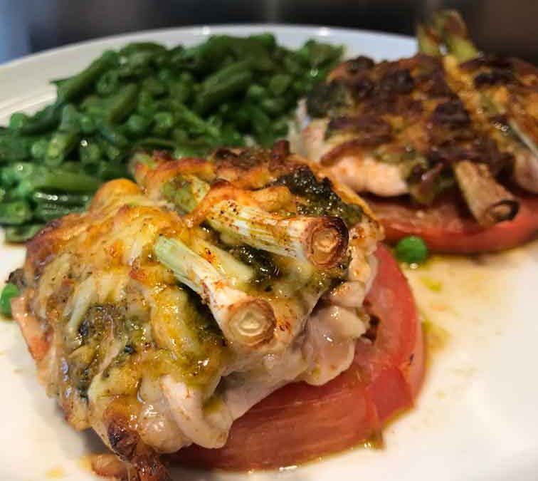 Pesto Thighs