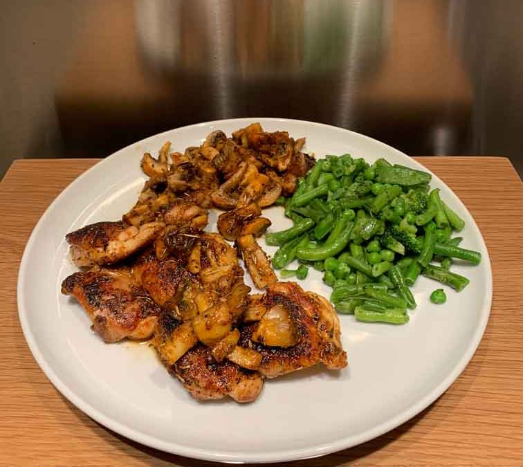 Garlic & Mushroom Thighs