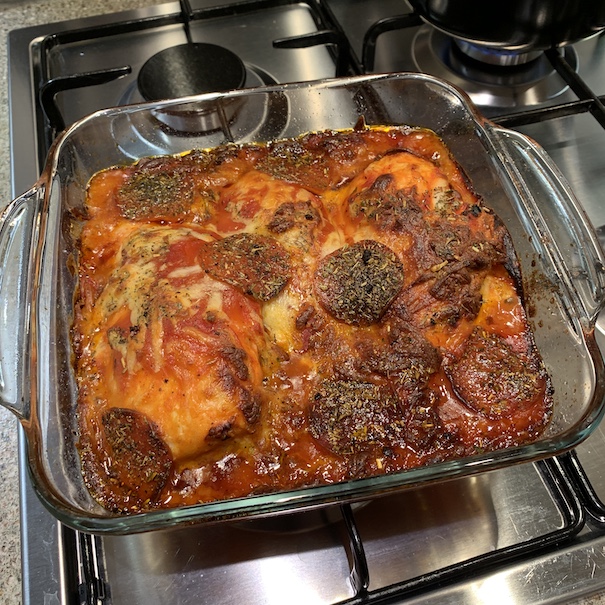 Chicken Pizza Bake