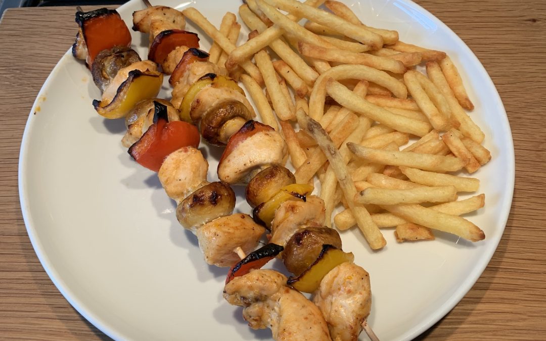 Honey & Pesto Kebabs