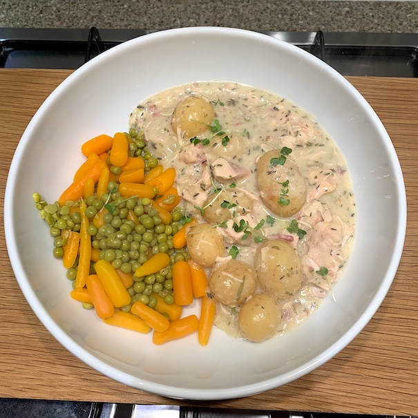 Chicken, Smoked Bacon & Potato Stew