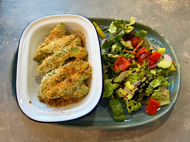 Avocado & Parmesan Bake